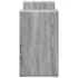Kép 7/11 - 2 db szürke sonoma szerelt fa fali TV-szekrény 75 x 30 x 50 cm