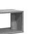 Kép 10/11 - 2 db szürke sonoma szerelt fa fali TV-szekrény 75 x 30 x 50 cm