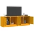 Kép 3/11 - 2 db mustársárga acél TV-szekrény 67 x 39 x 44 cm