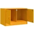 Kép 6/11 - 2 db mustársárga acél TV-szekrény 67 x 39 x 44 cm