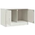 Kép 7/11 - 2 db fehér acél TV-szekrény 67 x 39 x 44 cm