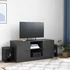 Kép 3/11 - Fekete acél TV-szekrény 99 x 39 x 44 cm