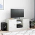 Kép 3/11 - Fehér acél TV-szekrény 99 x 39 x 44 cm