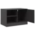 Kép 7/11 - 2 db fekete acél TV-szekrény 67 x 39 x 44 cm