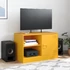 Kép 3/11 - Mustársárga acél TV-szekrény 67 x 39 x 44 cm