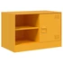 Kép 6/11 - 2 db mustársárga acél TV-szekrény 67 x 39 x 44 cm