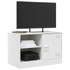 Kép 3/11 - 2 db fehér acél TV-szekrény 67 x 39 x 44 cm