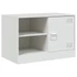 Kép 6/11 - 2 db fehér acél TV-szekrény 67 x 39 x 44 cm