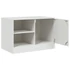 Kép 7/11 - 2 db fehér acél TV-szekrény 67 x 39 x 44 cm