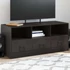 Kép 1/11 - Fekete acél TV-szekrény 99 x 39 x 44 cm