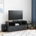 Kép 3/11 - Antracitszürke acél TV-szekrény 99 x 39 x 44 cm