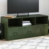 Kép 1/11 - Olívazöld acél TV-szekrény 99 x 39 x 44 cm