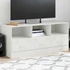 Kép 1/11 - Fehér acél TV-szekrény 99 x 39 x 44 cm