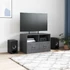 Kép 3/11 - Antracitszürke acél TV-szekrény 67 x 39 x 44 cm