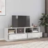Kép 1/11 - 2 db fehér acél TV-szekrény 67 x 39 x 44 cm