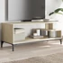 Kép 1/10 - Sonoma tölgy szerelt fa/porszórt acél TV-szekrény 102x40x41 cm