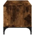 Kép 6/10 - Füstös tölgy szerelt fa/porszórt acél TV-szekrény 102x40x41 cm