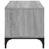 Kép 6/10 - Szürke sonoma szerelt fa/porszórt acél TV-szekrény 102x40x41 cm