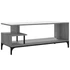 Kép 7/10 - Szürke sonoma szerelt fa/porszórt acél TV-szekrény 102x40x41 cm