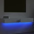 Kép 4/11 - 2 db fehér TV-szekrény LED-lámpákkal 60x35x15,5 cm