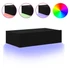 Kép 2/11 - Fekete TV-szekrény LED-lámpákkal 60x35x15,5 cm