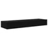 Kép 3/11 - 2 db fekete TV-szekrény LED-lámpákkal 60 x 35 x 15,5 cm