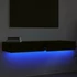 Kép 4/11 - 2 db fekete TV-szekrény LED-lámpákkal 60 x 35 x 15,5 cm