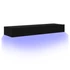 Kép 6/11 - 2 db fekete TV-szekrény LED-lámpákkal 60 x 35 x 15,5 cm