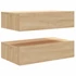 Kép 11/11 - 2 db sonoma tölgyszínű TV-szekrény LED-lámpákkal 60x35x15,5 cm