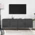 Kép 3/11 - 2 db fekete acél TV-szekrény 68 x 39 x 50,5 cm
