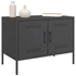 Kép 4/11 - 2 db fekete acél TV-szekrény 68 x 39 x 50,5 cm