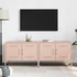 Kép 3/11 - 2 db rózsaszín acél TV-szekrény 68 x 39 x 50,5 cm