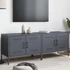Kép 1/11 - 2 db antracitszürke acél TV-szekrény 68 x 39 x 50,5 cm
