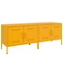 Kép 2/11 - 2 db mustársárga acél TV-szekrény 68 x 39 x 50,5 cm