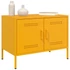 Kép 4/11 - 2 db mustársárga acél TV-szekrény 68 x 39 x 50,5 cm