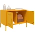 Kép 5/11 - 2 db mustársárga acél TV-szekrény 68 x 39 x 50,5 cm