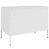 Kép 9/11 - 2 db fehér acél TV-szekrény 68 x 39 x 50,5 cm