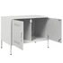 Kép 10/11 - 2 db fehér acél TV-szekrény 68 x 39 x 50,5 cm