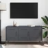 Kép 3/11 - Antracitszürke acél TV-szekrény 100,5 x 39 x 50,5 cm