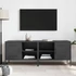 Kép 3/11 - 2 db fekete acél TV-szekrény 68 x 39 x 50,5 cm