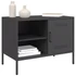 Kép 4/11 - 2 db fekete acél TV-szekrény 68 x 39 x 50,5 cm