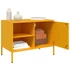 Kép 5/11 - 2 db mustársárga acél TV-szekrény 68 x 39 x 50,5 cm