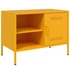 Kép 7/11 - 2 db mustársárga acél TV-szekrény 68 x 39 x 50,5 cm
