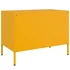 Kép 9/11 - 2 db mustársárga acél TV-szekrény 68 x 39 x 50,5 cm