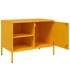 Kép 10/11 - 2 db mustársárga acél TV-szekrény 68 x 39 x 50,5 cm
