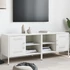 Kép 1/11 - 2 db fehér acél TV-szekrény 68 x 39 x 50,5 cm