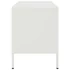 Kép 8/11 - 2 db fehér acél TV-szekrény 68 x 39 x 50,5 cm