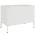 Kép 9/11 - 2 db fehér acél TV-szekrény 68 x 39 x 50,5 cm