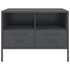 Kép 7/11 - 2 db antracitszürke acél TV-szekrény 68 x 39 x 50,5 cm