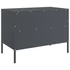 Kép 9/11 - 2 db antracitszürke acél TV-szekrény 68 x 39 x 50,5 cm